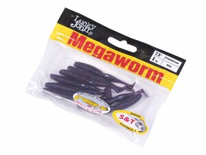 Виброхвосты съедоб. искусст. LJ Pro Series MegaWorm 2,5in (6,35)/S63 8шт., фото 4