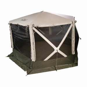 Шатер СЛЕДОПЫТ быстросборный, 6 стен, 3,35х3,85 м, h-2,25 м, S по полу 9,3 кв.м, фото 6