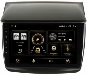 Штатная магнитола LeTrun 4196-9057 для Mitsubishi Pajero Sport II 2008-2014, L200 IV 2006-2015 на Android 10 (6/128, DSP, QLed) С оптическим выходом, фото 1