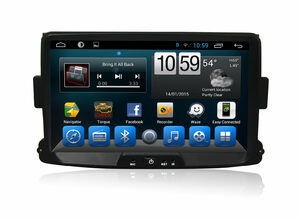 Штатная магнитола CARMEDIA QR-8113 DVD Renault Duster 2010-2016+, Sandero/Logan 2014+, Kaptur 2016+, Lada Xray 2016+, фото 2