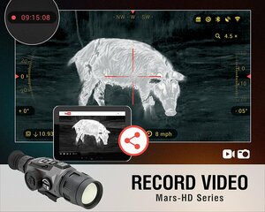 Интеллектуальный цифровой тепловизионный прицел ATNI MARS-HD 384-1.25-5x, фото 5