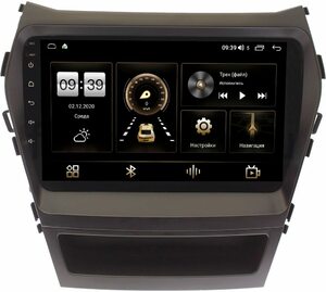 Штатная магнитола Hyundai Santa Fe III 2012-2018 LeTrun 4196-9022 на Android 10 (6/128, DSP, QLed) С оптическим выходом, фото 1