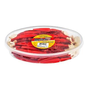 Виброхвост несъедоб. Guru 5,0"/12,7 см Red Sparkles WT 50шт. (HS-31-034-N) Helios (0), фото 2