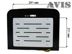 Автомобильный потолочный монитор 15,6" со встроенным DVD плеером AVEL AVS1520T (Cерый), фото 7