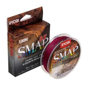 Шнур SMAP PE8X-100M 3.5# Multi Colour 0,31мм Ryobi, фото 2