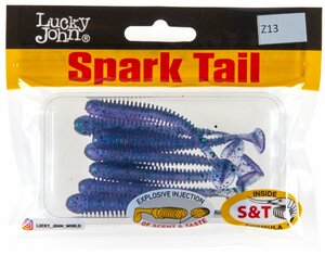 Виброхвосты съедоб. искусст. LJ Pro Series Spark Tail 3,0in (07,60)/Z13 7шт., фото 4