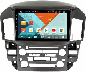 Штатная магнитола Toyota Harrier I Wide Media KS9218QR-3/32 DSP CarPlay 4G-SIM на Android 10, фото 1