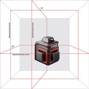 Лазерный уровень ADA CUBE 3-360 PROFESSIONAL EDITION, фото 2