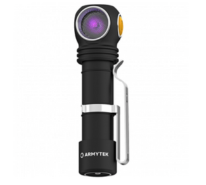 Мультифонарь налобный Armytek Wizard C2 WUV, холодный белый свет и ультрафиолет, аккумулятор (F08901UF), фото 1