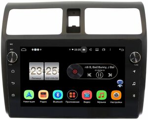 Штатная магнитола Suzuki Swift III 2004-2010 LeTrun BPX410-1024 на Android 10 (4/32, DSP, IPS, с голосовым ассистентом, с крутилками), фото 1