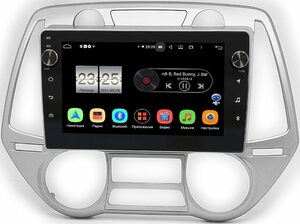 Штатная магнитола Hyundai i20 I 2008-2012 LeTrun BPX609-677 на Android 10 (4/64, DSP, IPS, с голосовым ассистентом, с крутилками), фото 1