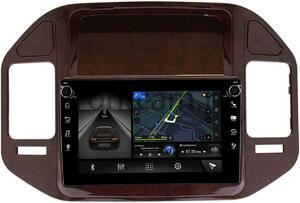 Штатная магнитола LeTrun 7803-9387 для Mitsubishi Pajero III 1999-2006 (орех) на Android 10 (4G-SIM, 4/64, DSP, IPS) c крутилками c оптическим выходом, фото 1