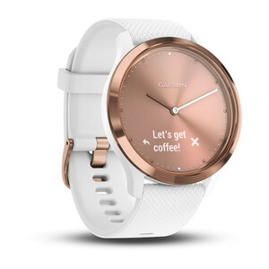 Garmin Vivomove HR розовое золото с белым ремешком, фото 3