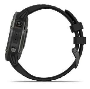 Умные часы Garmin Fenix 6 Sapphire серый DLC с черным ремешком, фото 10