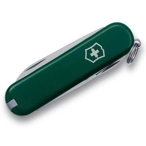 Нож-брелок Victorinox Classic, 58 мм, 7 функций, зеленый, фото 6