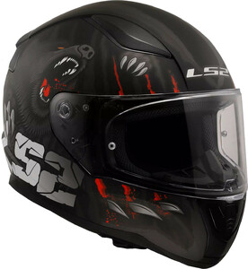 Мотошлем LS2 FF353 RAPID II CLAW (черный глянцевый, Black, 3XL), фото 2
