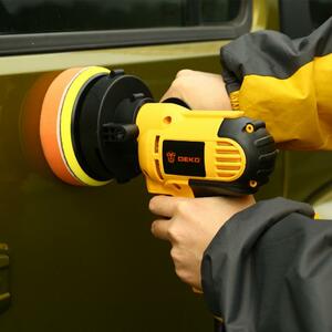 Шлифмашина полировальная сетевая DEKO DKP1000, 125 мм, 1000 Вт + набор аксессуаров 5 шт 063-4293, фото 4