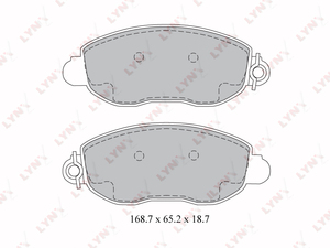 Колодки тормозные передние LYNXauto BD-3033. Для: FORD ФОРД Transit(Транзит) 2.0D-2.4D 00-06, фото 1
