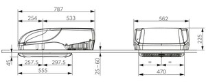 Автокондиционер Dometic FreshJet 2200 с вент. панелью ADB, фото 7