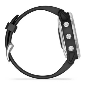Garmin Fenix 6s Solar серебристый с черным ремешком, фото 4