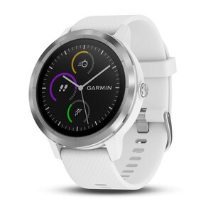 Garmin Vivoactive 3 серебристые с белым ремешком, фото 1