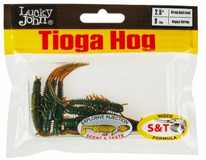 Виброхвосты съедоб. искусст. LJ Pro Series TIOGA HOG 2.5in (06.35)/085 9шт., фото 4