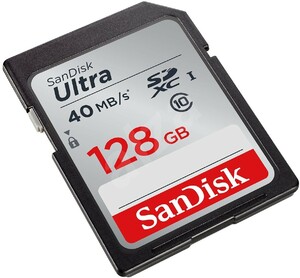 Карта памяти SDHC 128GB SanDisk SDXC Class 10 UHS-I, фото 1
