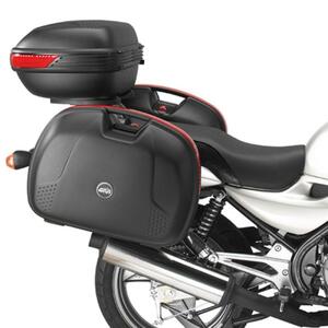 Кофр MONOKEY SIDE 40 л Givi Black-Red (E360N), фото 3