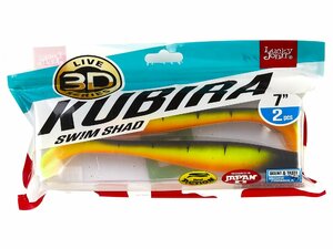 Виброхвосты LJ 3D Series KUBIRA SWIM SHAD 7,0in (17,50)/PG14 2шт., фото 4