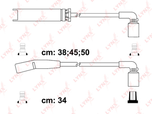 Провода высоковольтные LYNXauto SPE1803. Для: Daewoo, Дэу, Lanos(Ланос) 1.4-1.5 97>, Chevrolet, Шевроле, Kalos 1.4 05>., фото 2