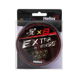 Шнур Extrasense X8 PE Multicolor 150m 1.2/19LB 0.20mm (HS-ES-X8-1.2/19LB) Helios, фото 2