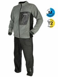 Костюм флисовый Norfin ALPINE 2 BL 03 (серый/черный р.L), фото 2
