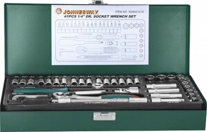 JONNESWAY S04H2141S Набор головок торцевых 1/4"DR, 4-13 мм, 41 предмет, фото 2