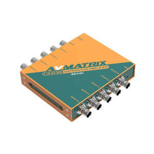 Усилитель-распределитель AVMATRIX SD1191 3G-SDI 1x9 с восстановлением тактовой частоты, фото 2