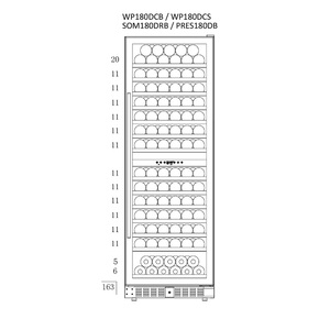 Винный шкаф Temptech PRES180DB, фото 4