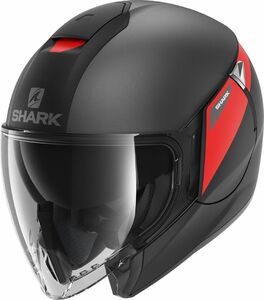 Шлем SHARK CITYCRUISER KARONN MAT Black/Anthracite/Red L, фото 1