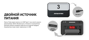 Блок сигнализации AVMATRIX TS3019-RX Tally беспроводной, фото 9
