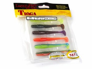 Виброхвосты съедобные LJ Pro Series TIOGA 3.4in (08.64)/MIX1 6шт., фото 3