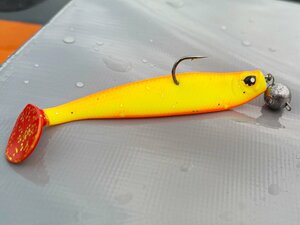 Виброхвосты LJ 3D Series RED TAIL SHAD 5.0in (12.50)/PG03 3шт., фото 5