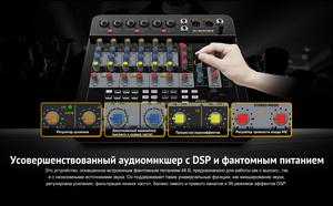Аудио-видеомикшер AVMATRIX Shark S4M компактный 4CH, SDI HDMI USB LAN, фото 15