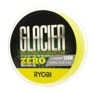 Шнур GLACLER ZERO-120M 3,0/d-0.286mm yellow Ryobi, фото 5
