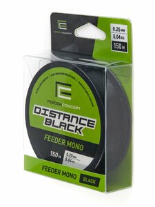 Леска монофильная Feeder Concept Distance Black 150/025, фото 2