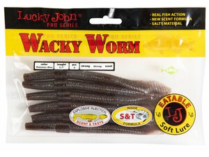 Черви съедобные LJ Pro Series WACKY WORM FAT 5.7in (14.50)/S19 6шт., фото 3