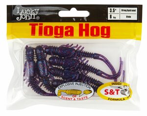 Виброхвосты съедоб. искусст. LJ Pro Series TIOGA HOG 3.5in (08.90)/S63 6шт., фото 4