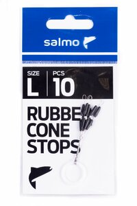 Стопоры резин. Salmo RUBBER CONE STOPS р.003L 10шт., фото 3