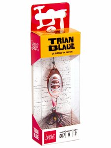 Блесна вращающаяся Lucky John TRIAN BLADE ROUND 09.0г 007, фото 3