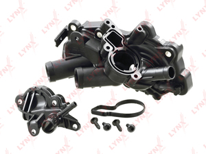 Корпус термостата LYNXauto CT-1031 для AUDI A1 1.4 10-15/A3 1.2-1.4 13-16/Q3 1.4 14-18,SKODA Kodiaq I 1.4 16>/Octavia III 1.2-1.4 12-17/Rapid 1.2-1.6 12-15,VOLKSWAGEN Golf VII 1.2-1.4 12-17/Jetta IV 1.4 11-14/Polo V 1.4-1.6 10-20/Tiguan 1.4 16>, фото 2