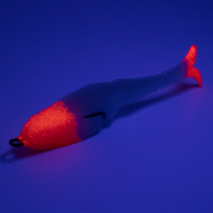 Поролоновая рыбка YAMAN Devious Minnow на двойнике, р. 105 мм, цвет 15 UV (5 шт.), фото 3