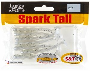 Виброхвосты съедоб. искусст. LJ Pro Series Spark Tail 3,0in (07,60)/Z02 7шт., фото 4