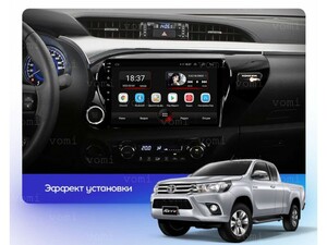 Головное устройство vomi AK501R10-MTK для Toyota Hilux 8 AN120 05.2015+, фото 3